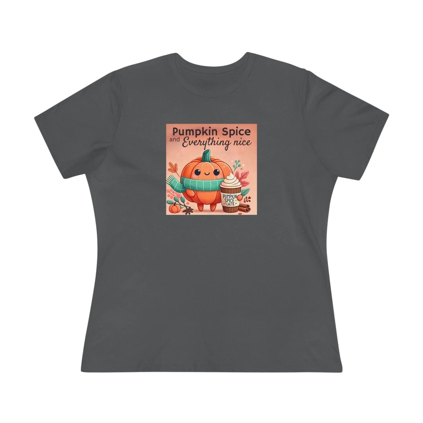 Cute Pumpkin: Pumpkin Spice and Everything Nice - Women's Softstyle Tee - Whippie's