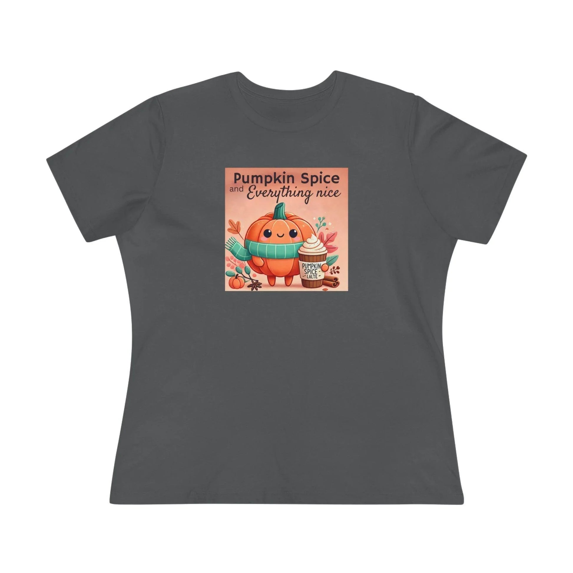Cute Pumpkin: Pumpkin Spice and Everything Nice - Women's Softstyle Tee - Whippie's