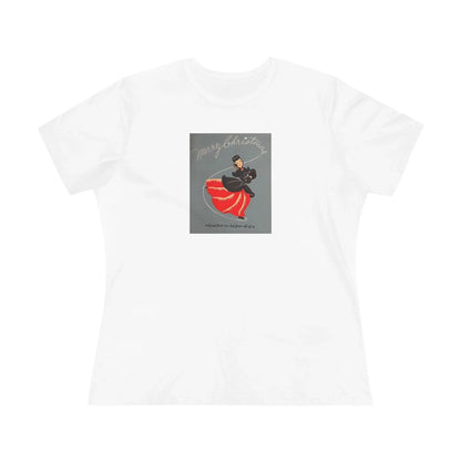Ice Skating - Merry Christmas - Women's Softstyle Tee - Whippie's
