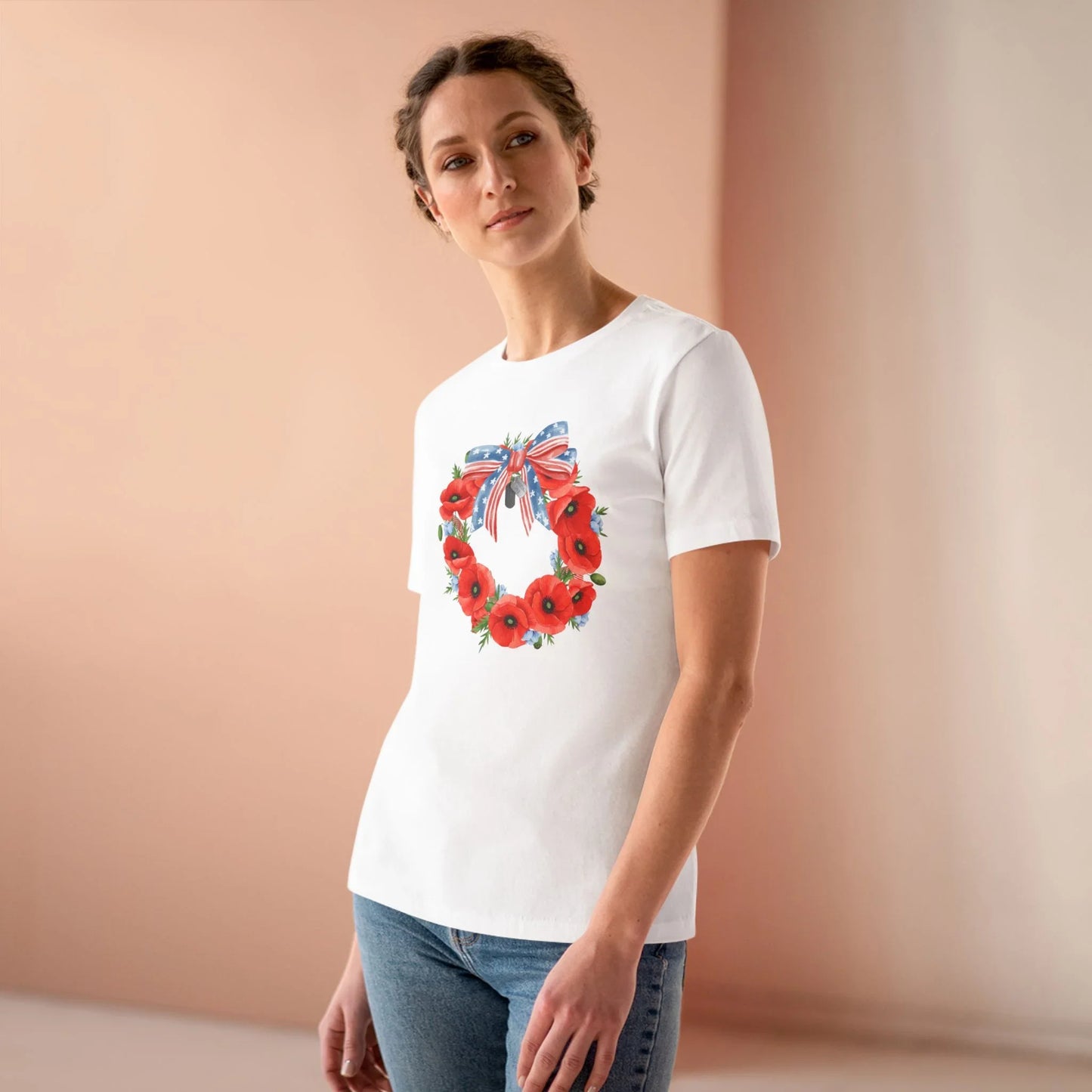 Memorial Day 'Never Forget' Wreath - Women's Tee - Whippie's