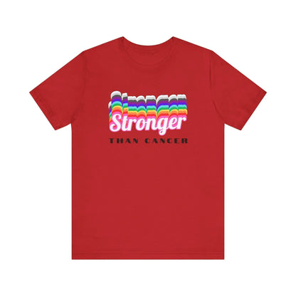 💪 Stronger Than Cancer 🎗️ Unisex Jersey Tee ✨ Show your support, wear your strength. - Whippie's