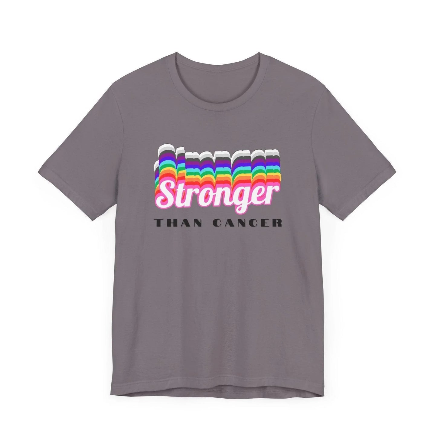 💪 Stronger Than Cancer 🎗️ Unisex Jersey Tee ✨ Show your support, wear your strength. - Whippie's