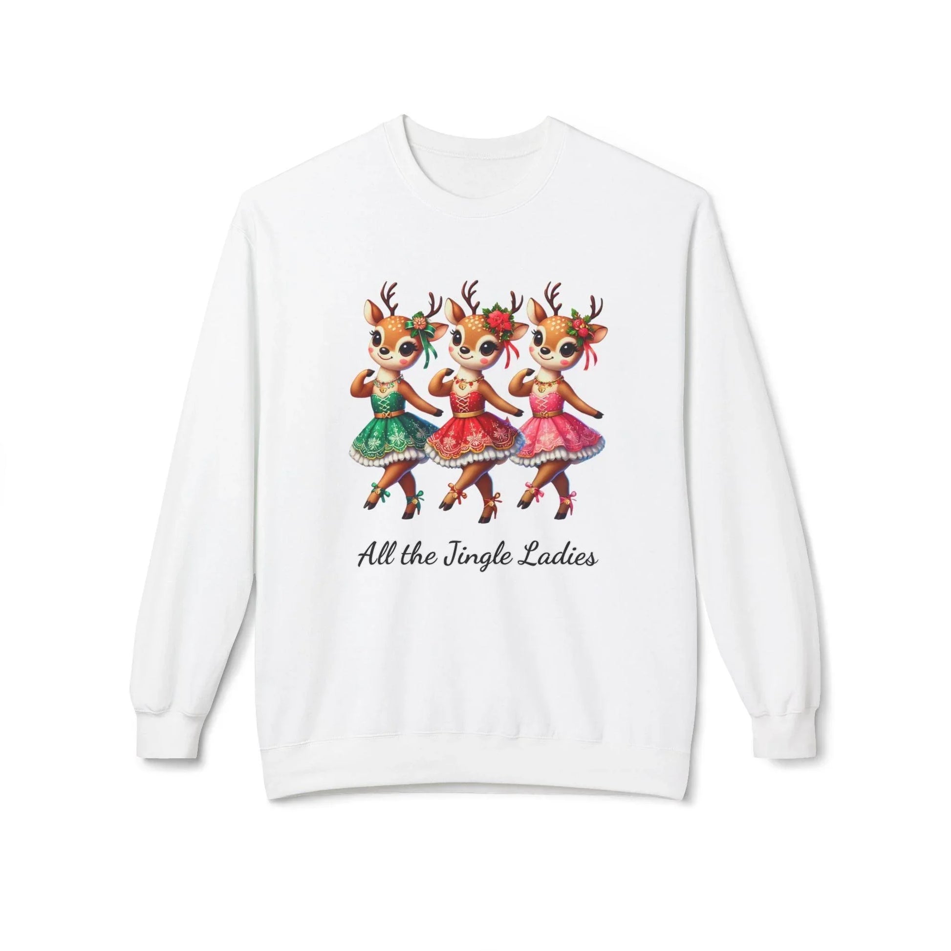 All the Jingle Ladies 🦌 🎅 Unisex Fleece Sweatshirt ✨ - Whippie's
