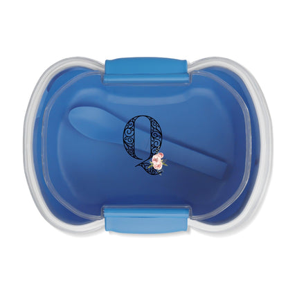 Floral Letters: Letter Q - Peony - Two-tier Bento Box - Whippie's