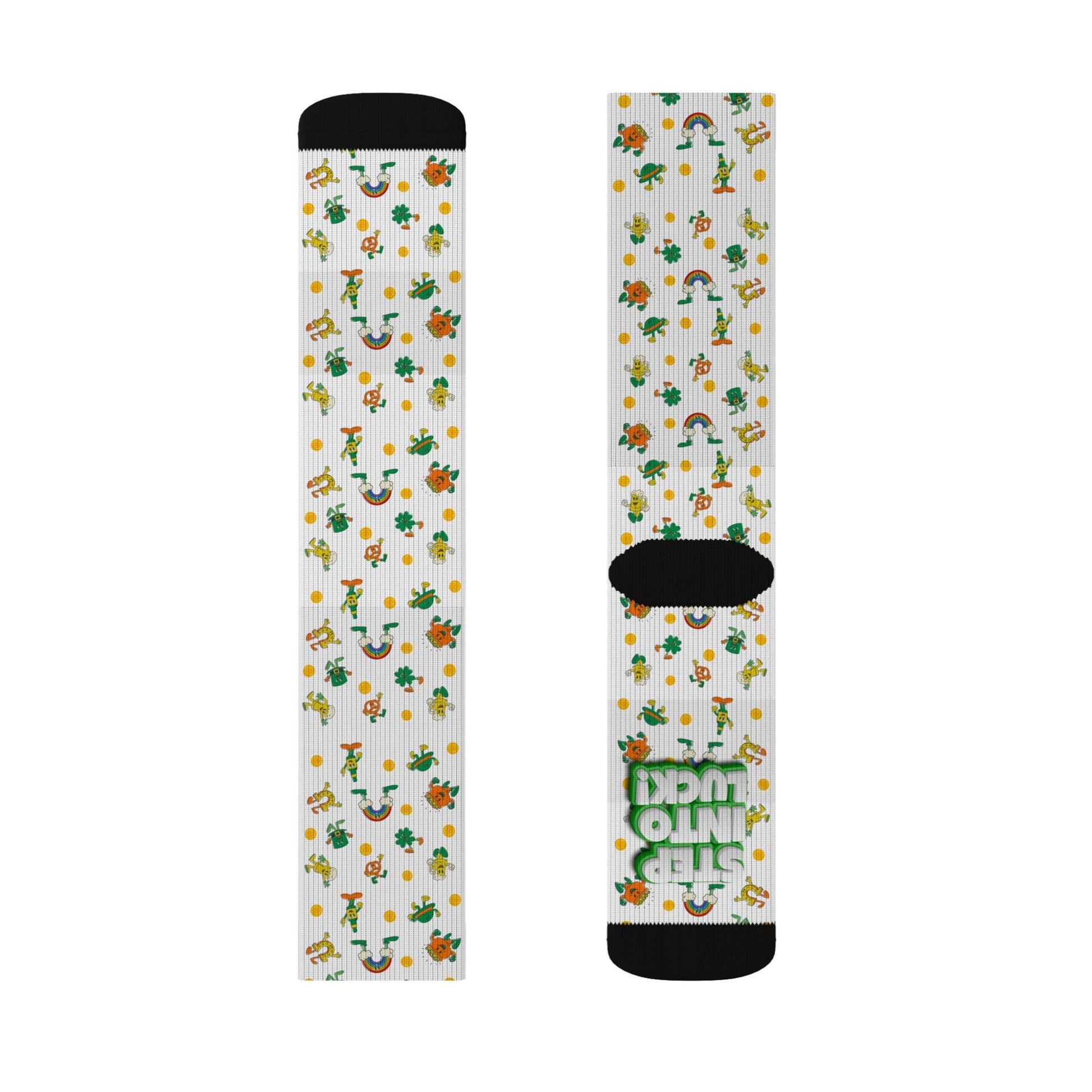 Lucky Charm St. Patrick's Day Socks - Step into Luck! 🍀🌈💰 - Whippie's