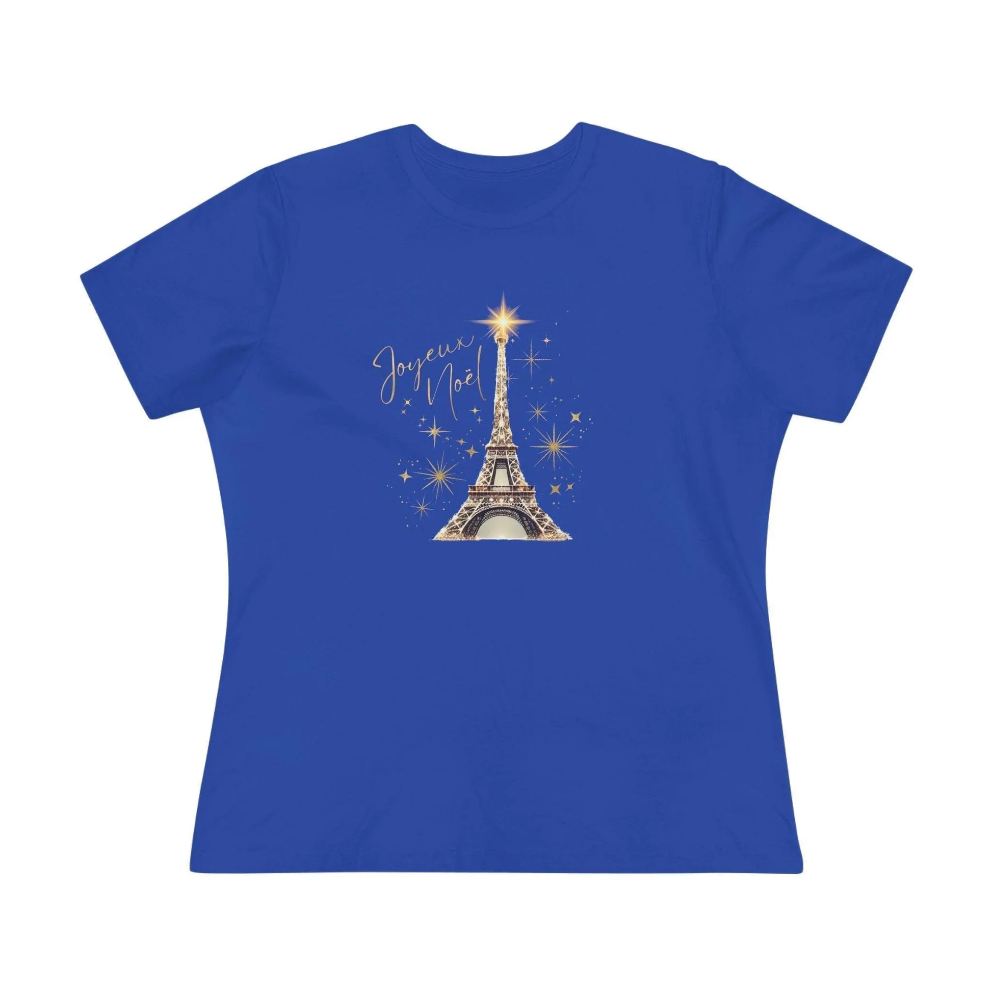 ✨ Joyeux Noël Women's Tee 🗼 A touch of Parisian elegance. - Whippie's