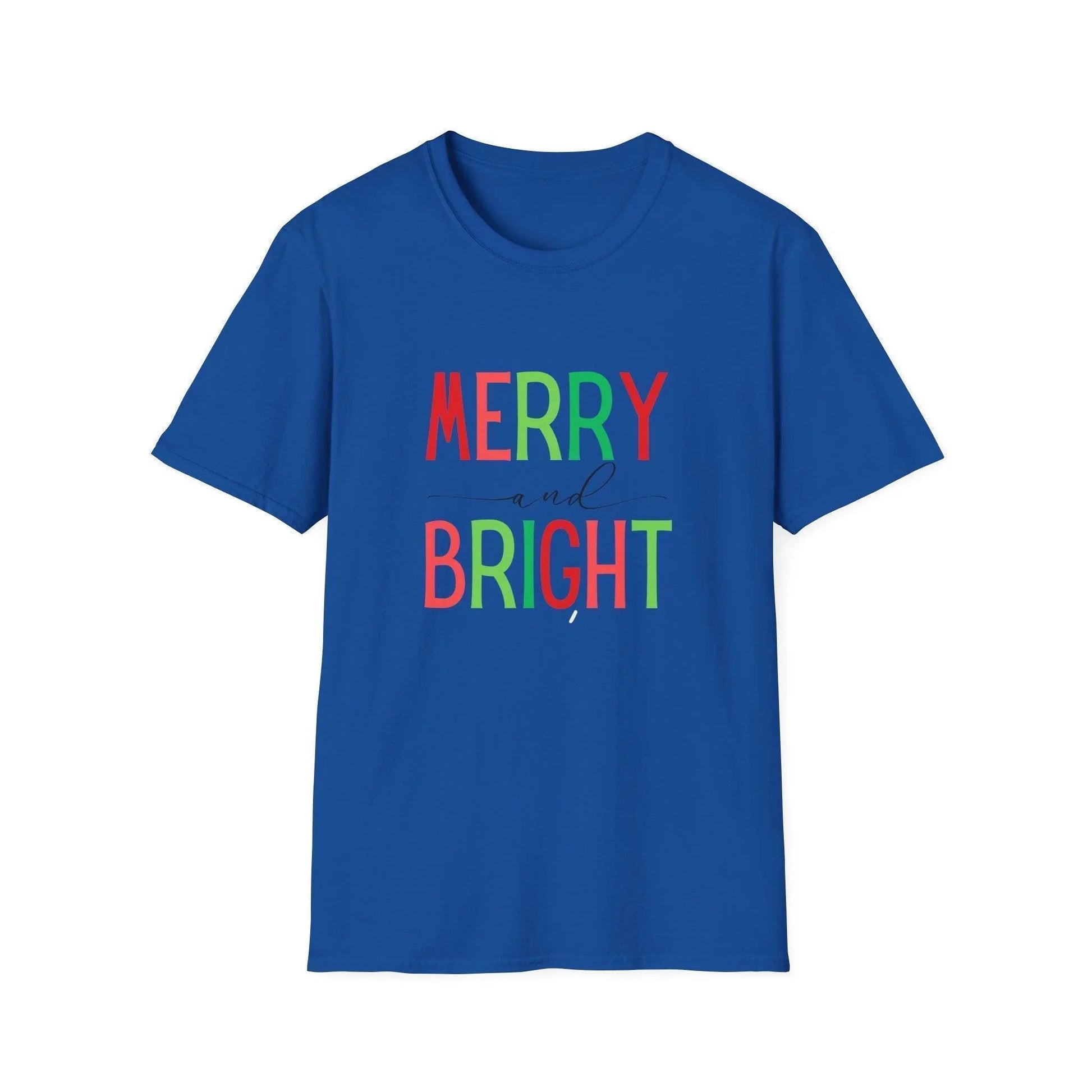 Merry and Bright Unisex Tee 🌈✨ - Whippie's