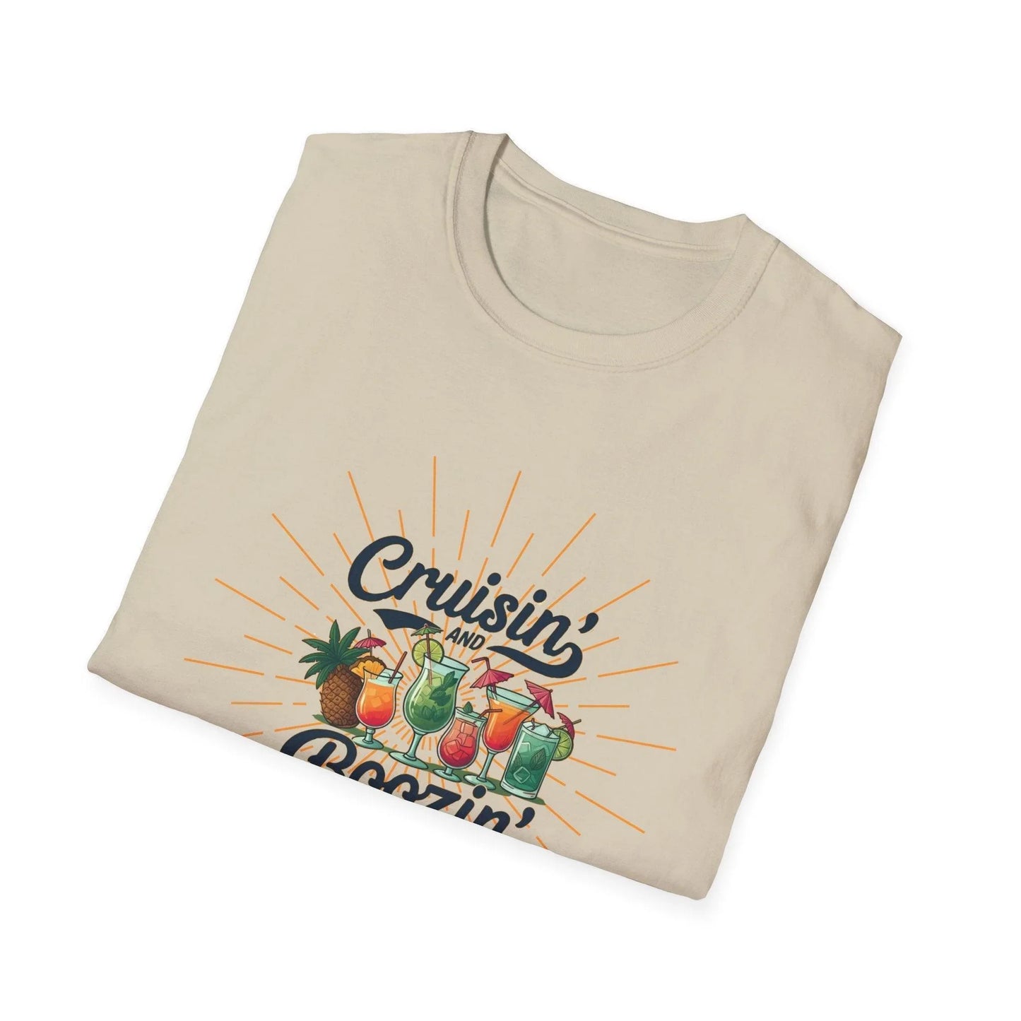 Cruisin' and Boozin Unisex Tee 🛳️🍹 - Whippie's