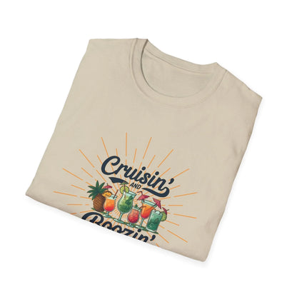 Cruisin' and Boozin Unisex Tee 🛳️🍹 - Whippie's