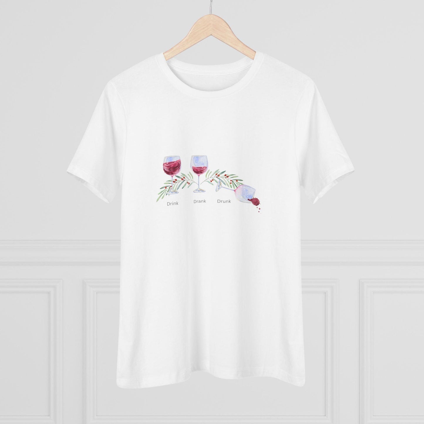 Drink, Drank, Drunk - Christmas Edition - 'Tis the Season to be Tipsy! 🍷🎄 - Women's Softstyle Tee - Whippie's