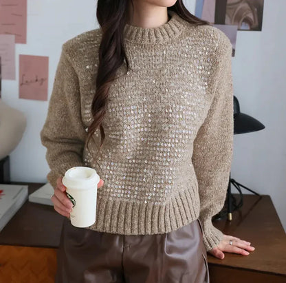 Holiday Sequin Sweater