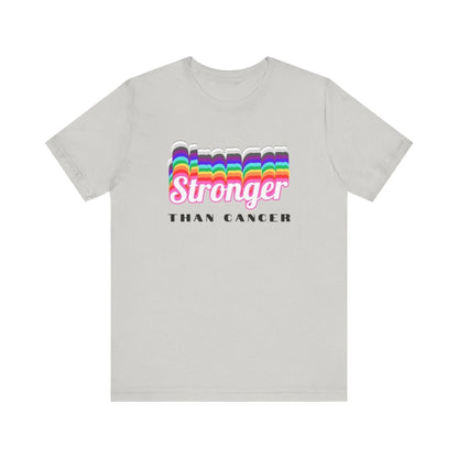 💪 Stronger Than Cancer 🎗️ Unisex Jersey Tee ✨ Show your support, wear your strength. - Whippie's