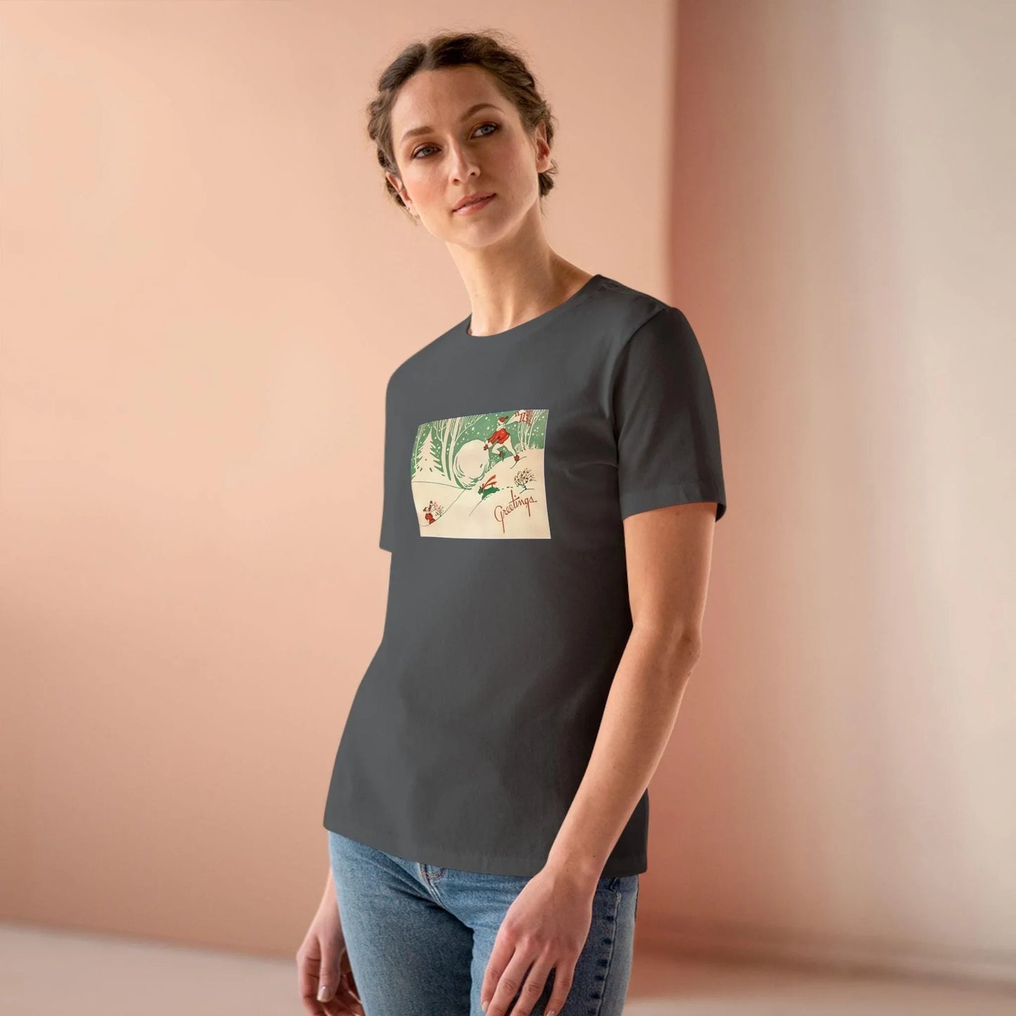 Greetings - Snow Fun - Women's Tee - Whippie's