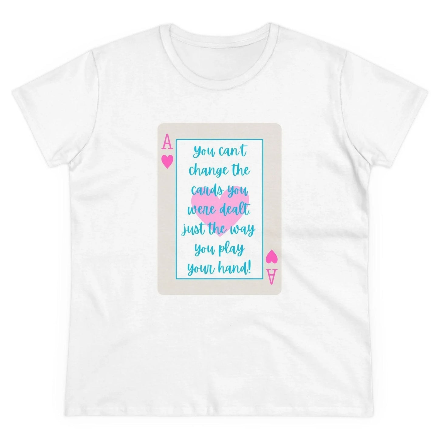 💖 Ace of Hearts 💪 Women's Tee ✨ Play your hand like a queen! 👑 - Whippie's