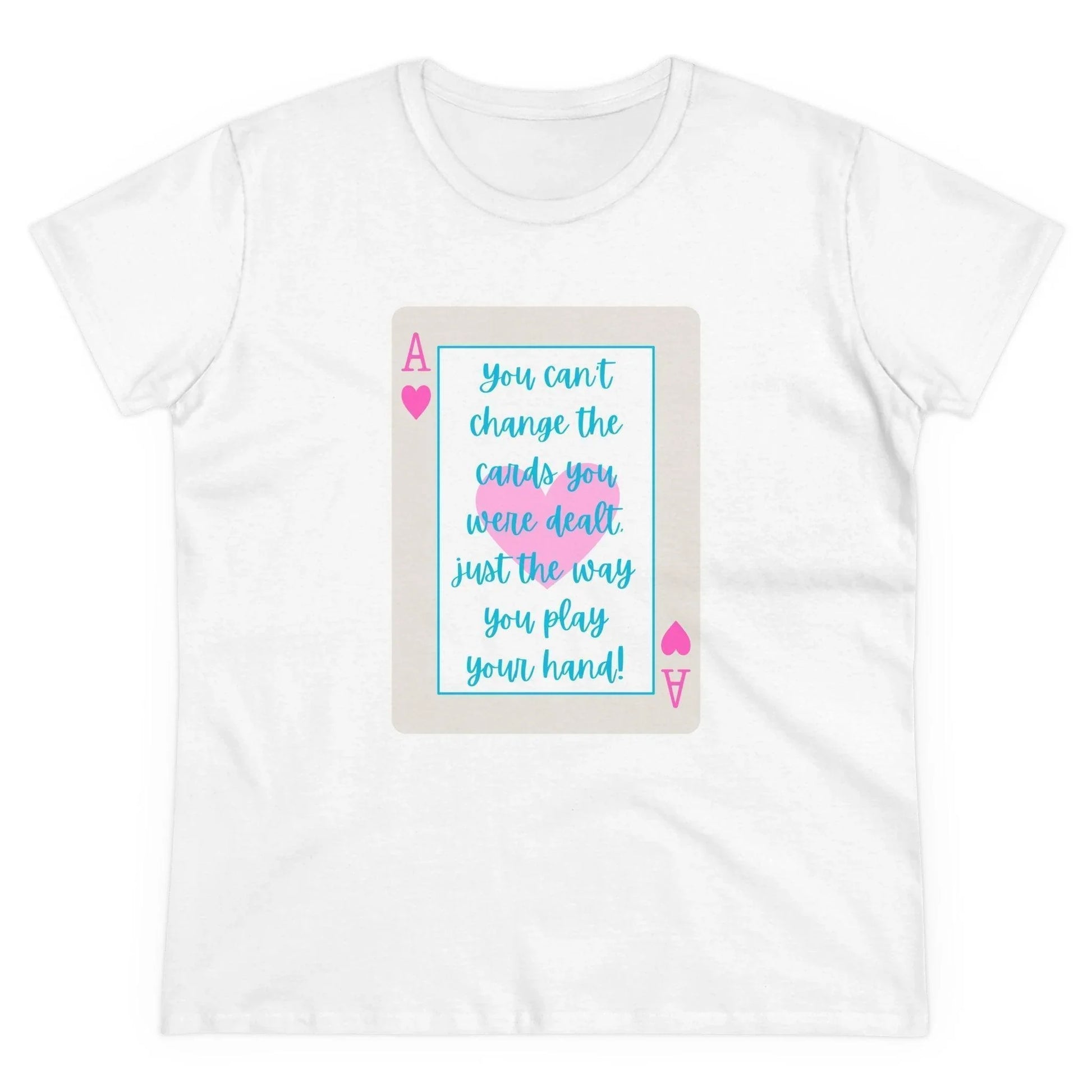 💖 Ace of Hearts 💪 Women's Tee ✨ Play your hand like a queen! 👑 - Whippie's