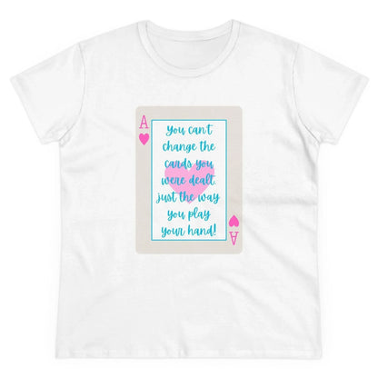 💖 Ace of Hearts 💪 Women's Tee ✨ Play your hand like a queen! 👑 - Whippie's