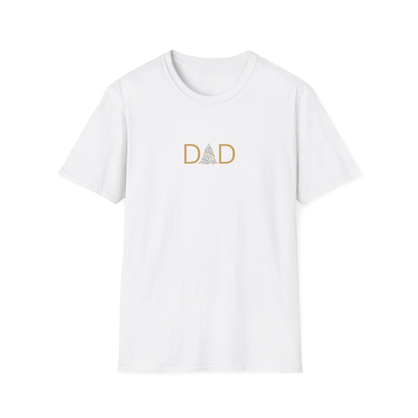 DAD 🎄 - Golden Christmas Dad! ✨🎁- Mens Softstyle T-shirt - Whippie's