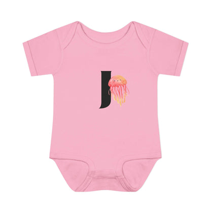 Alphabet Adventures: Letter J - Jolly Jellyfish Baby Onesie J is for Jolly Jellyfish! - Whippie's