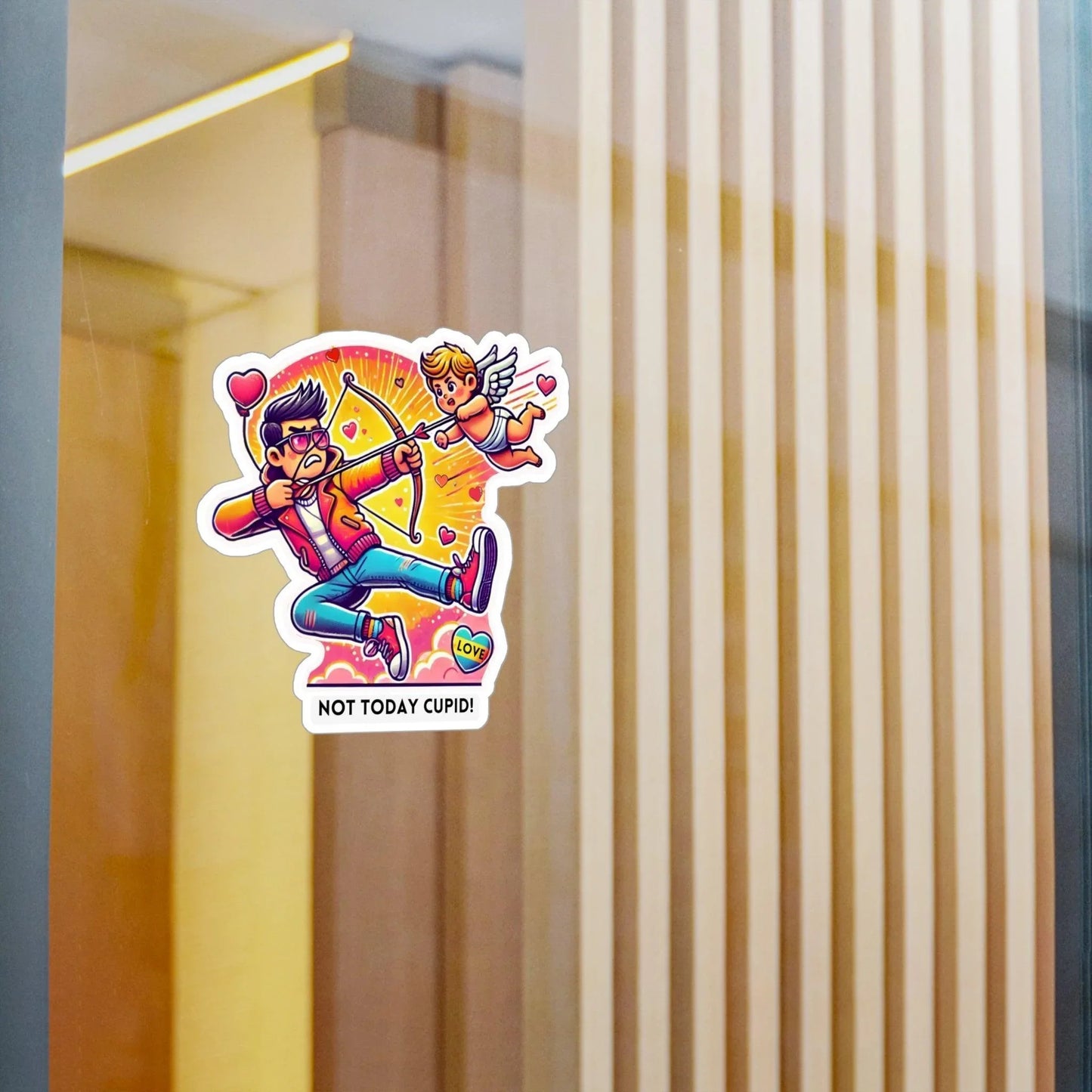 🏹 Cupid Begone! 🏹 Kiss-Cut Vinyl Decal ✨ Love on your own terms! - Whippie's