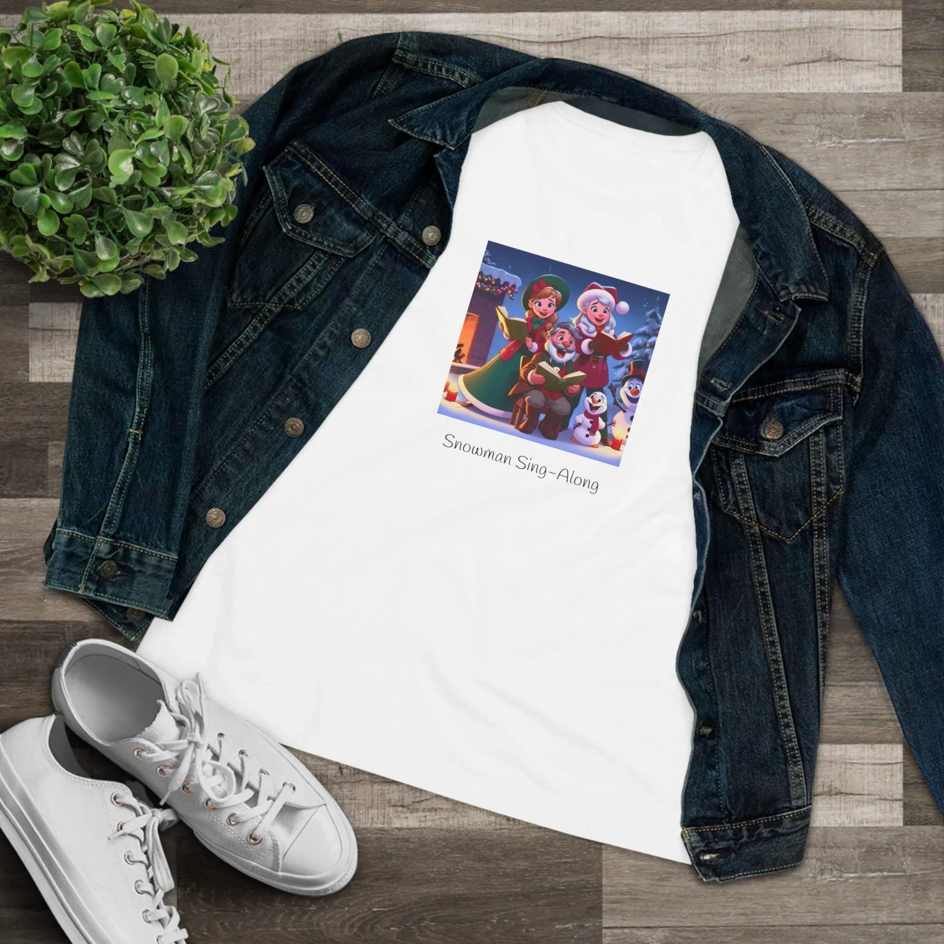 Snowman Sing-Along - Women's Tee - Whippie's