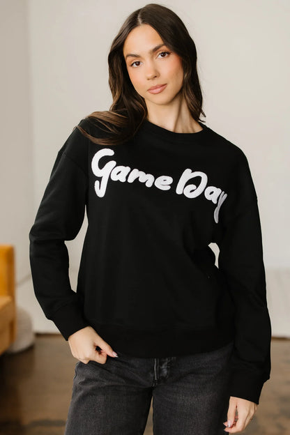 Chenille Game Day Sweatshirt