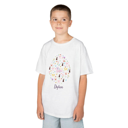Easter Egg-stravaganza Kids Heavy Cotton Tee - Hop into Easter Fun! - Personalizable - Whippie's