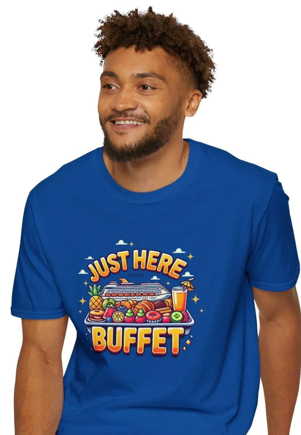 Just Here for the Buffet 🛳️🍽️ - Unisex Tee - Whippie's