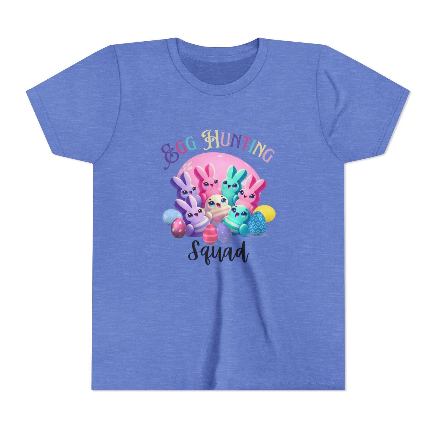Egg Hunting Squad Youth Tee - 🐣🐰 Hop into Easter Fun! 🐰🐣 - Whippie's
