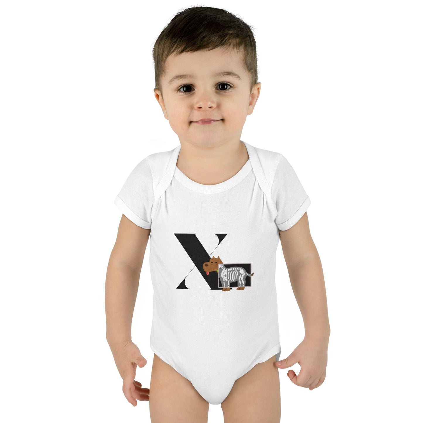 Alphabet Adventures: Letter X - X-Ray Vision Baby Onesie X is for X-Ray Vision! - Whippie's