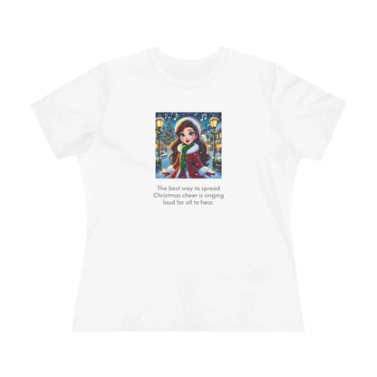 Caroler - Christmas Cheer - BHLBE Girl - Women's Tee - Whippie's