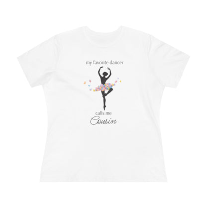 Butterfly Dancer - My Favorite Dancer Calls Me Mom - Women's Tee - 💖 Celebrate the Dancer in Your Life! 💖 - Personalizable - Whippie's
