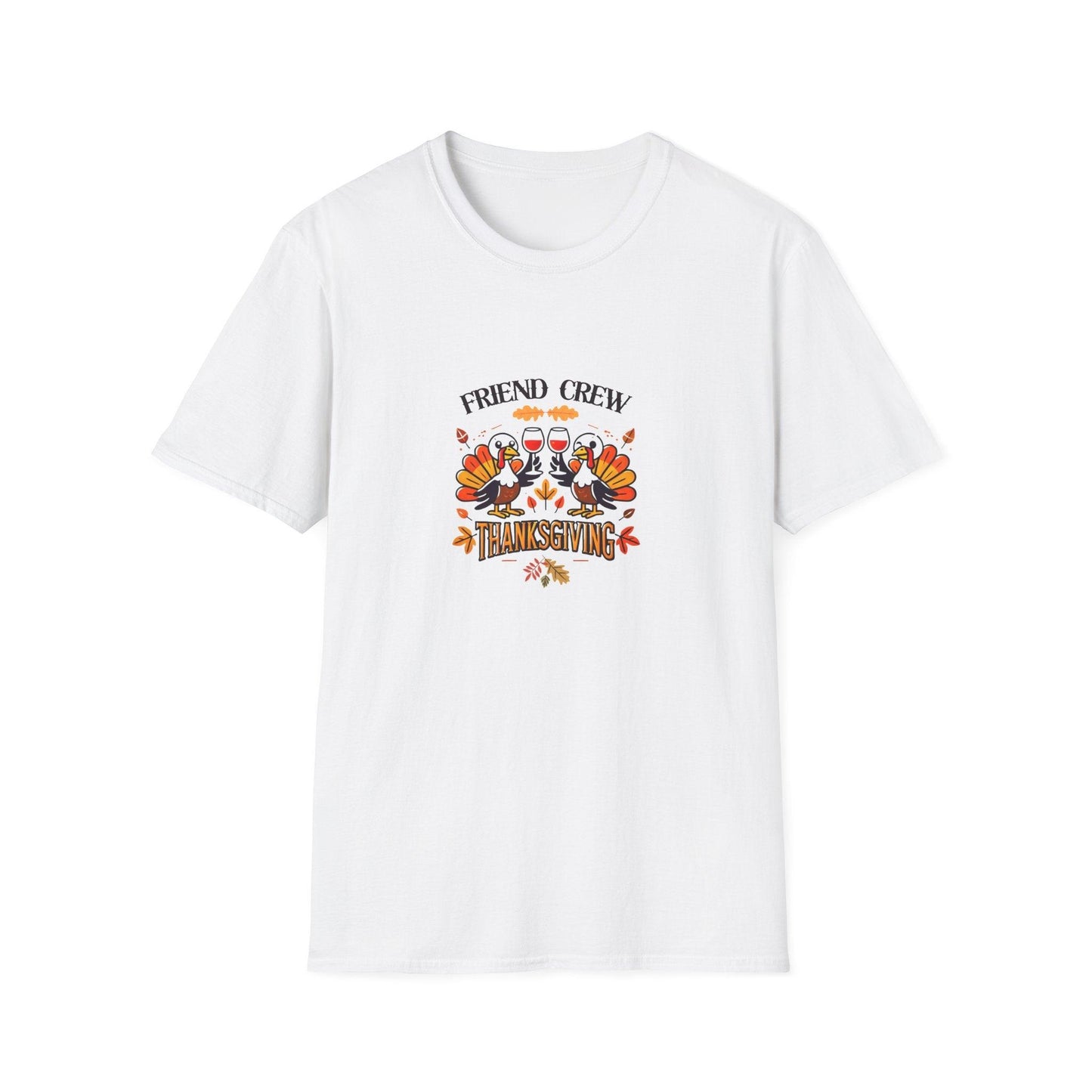 Thanksgiving Friends Crew - Cheers to the Crew! 🦃🥂🍁 Unisex T-Shirt - Whippie's