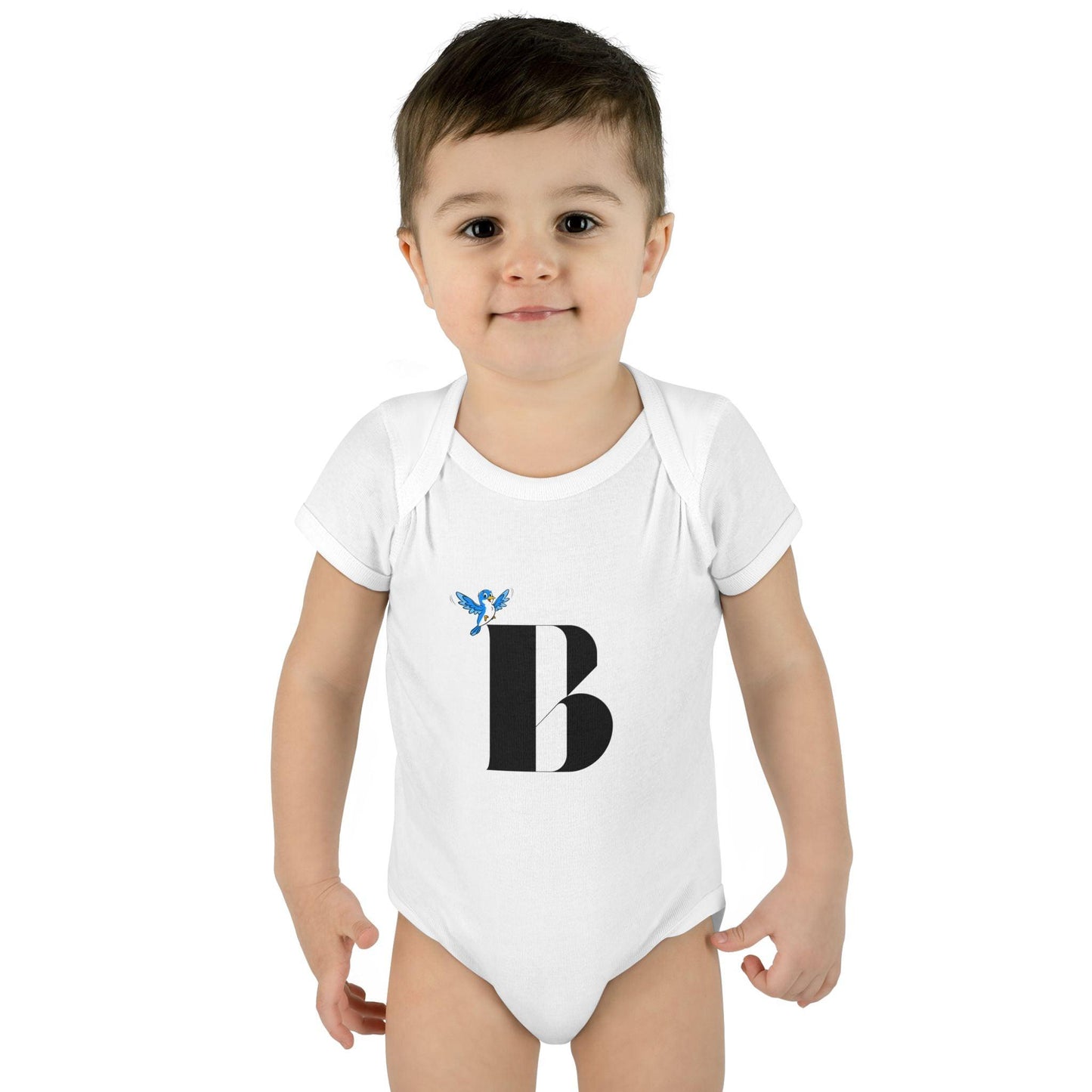 Alphabet Adventures: Letter B - Beautiful Bluebird Baby Onesie B is for Beautiful Bluebird! - Whippie's