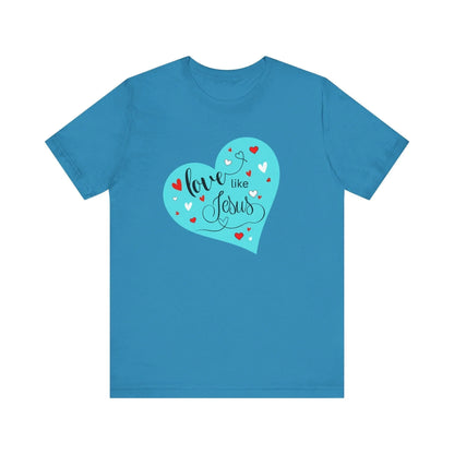 💙 Love Like Jesus ❤️ Unisex Jersey Tee ✨ Spread love and kindness. - Whippie's
