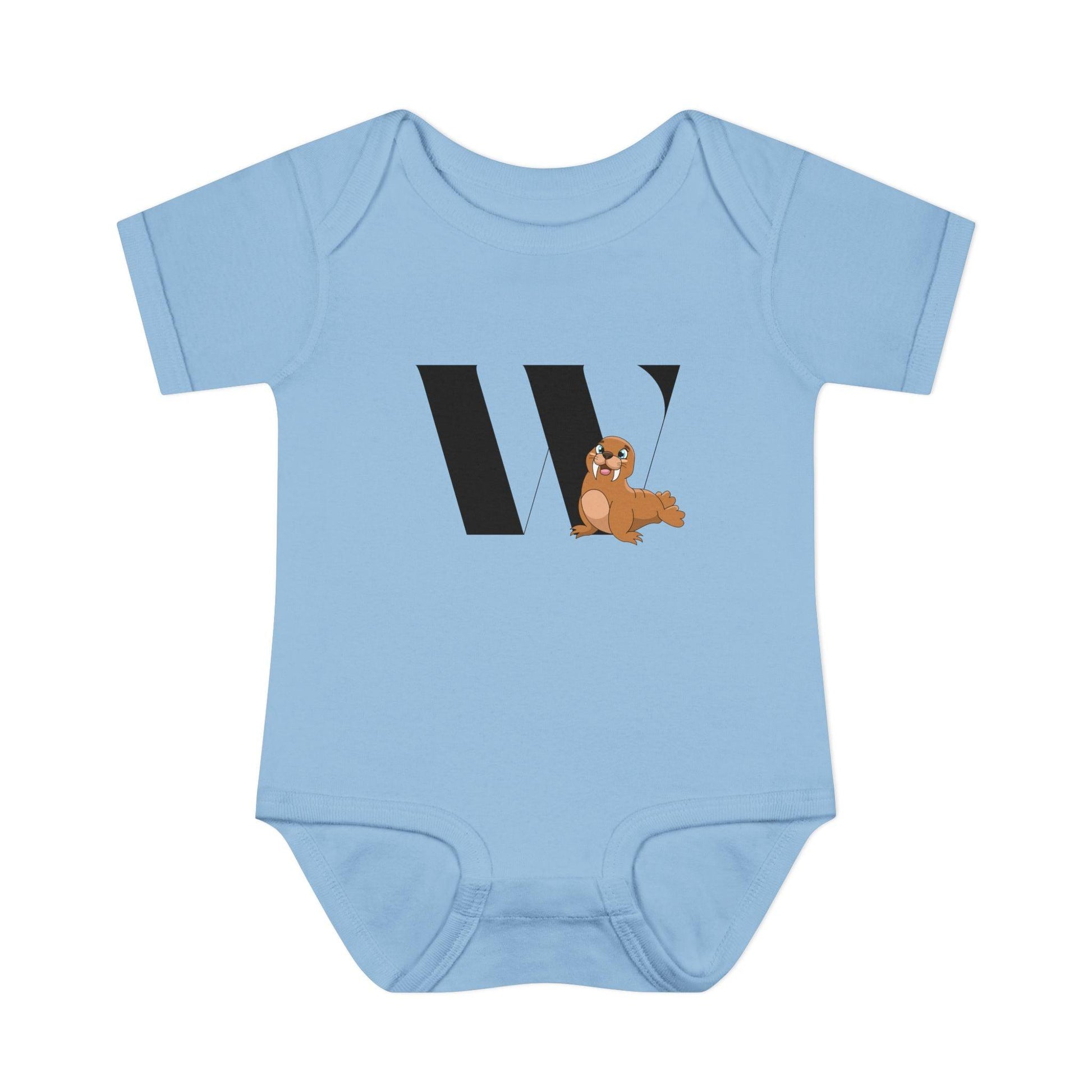 Alphabet Adventures: Letter W - Wonderful Walrus Baby Onesie W is for Wonderful Walrus! - Whippie's