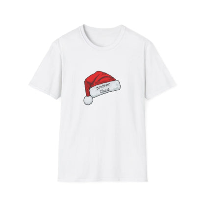 Brother Claus: The Coolest Santa in Town 🎅- Mens Softstyle T-shirt - Whippie's