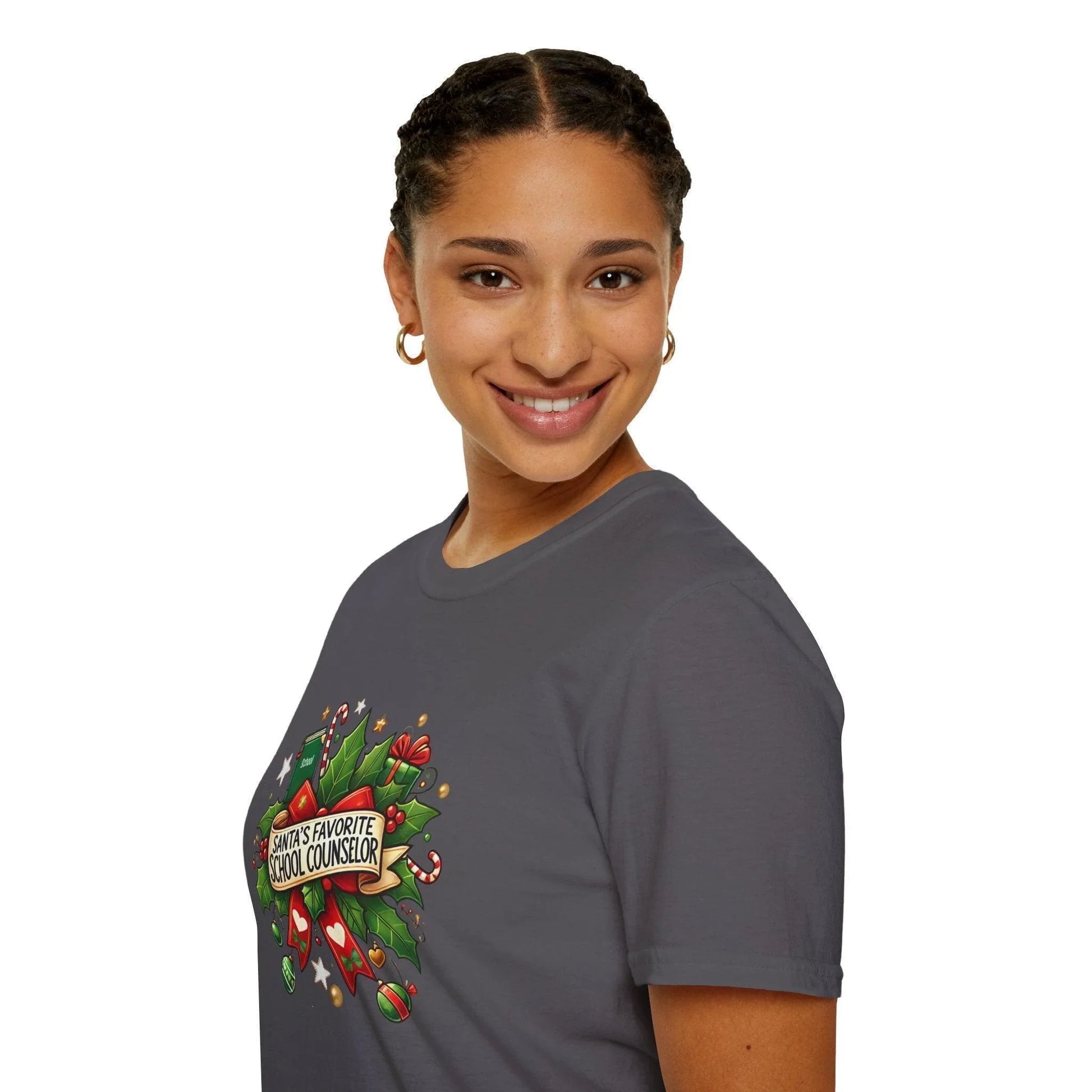 Santa's Favorite School Counselor Unisex Tee 🍎🎅 - Whippie's