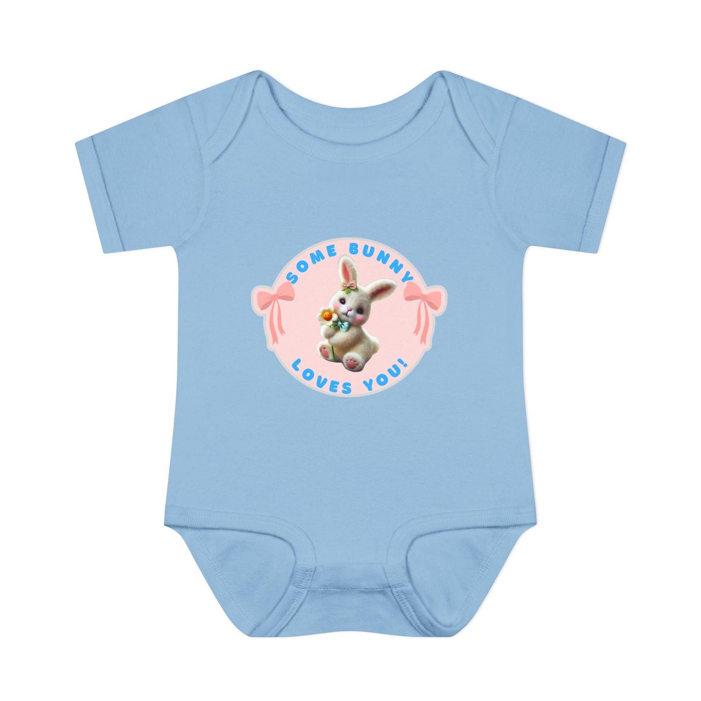 Some Bunny Loves You Baby Onesie - Hop into Easter with Adorable Style! 🐰💖 - Whippie's