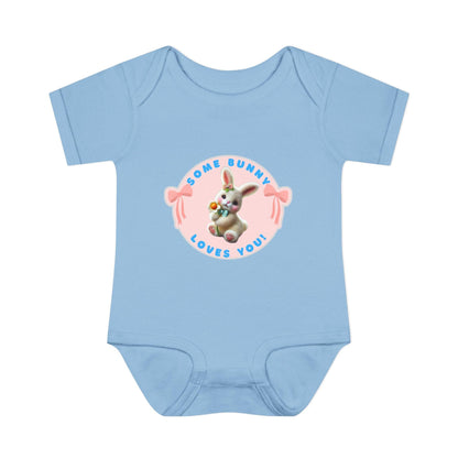 Some Bunny Loves You Baby Onesie - Hop into Easter with Adorable Style! 🐰💖 - Whippie's