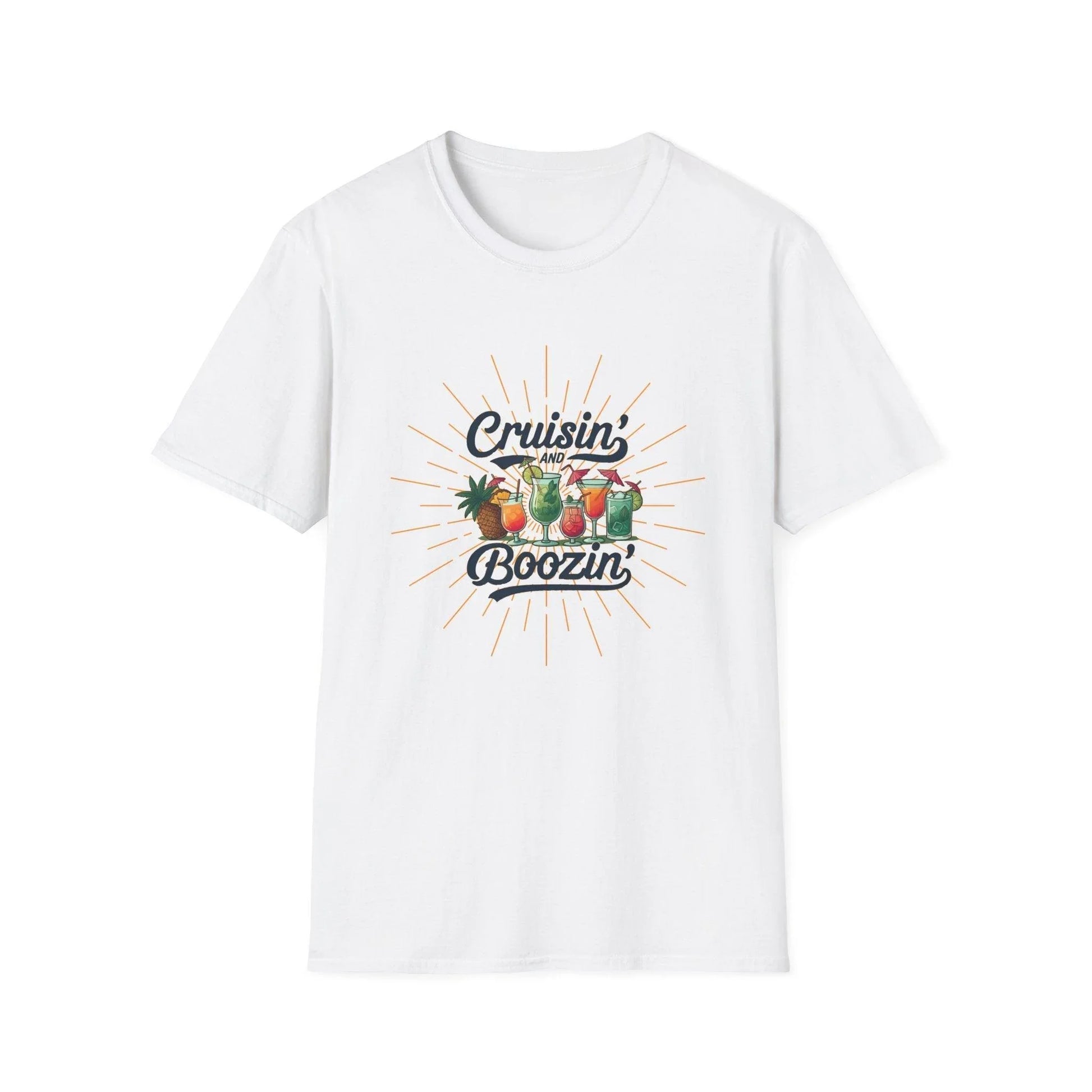 Cruisin' and Boozin Unisex Tee 🛳️🍹 - Whippie's