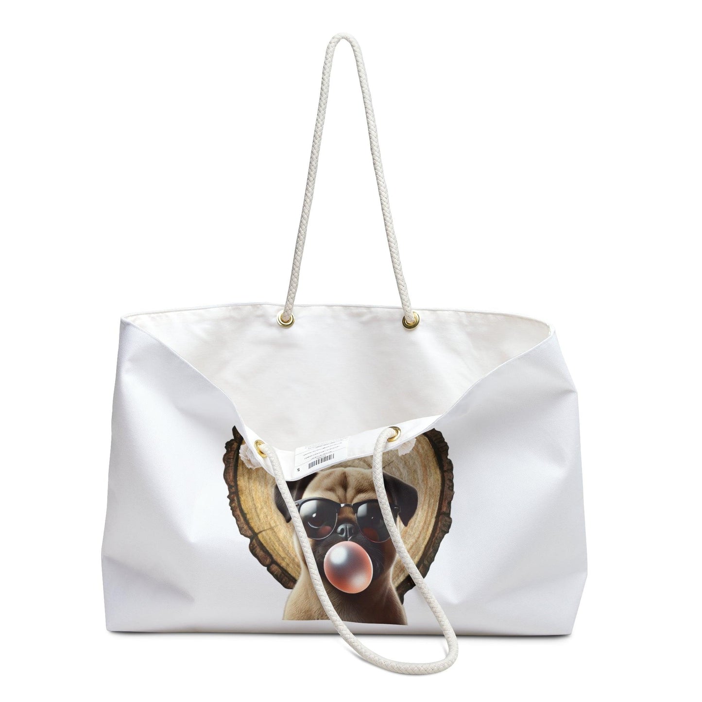 Pug Love Weekender Tote Bag - 🐶💕 Pack Your Bags for a Weekend of Fun! 💕🐶 - Whippie's