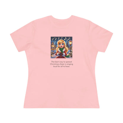Caroler - Christmas Cheer - LBH Girl - Women's Softstyle Tee - Whippie's