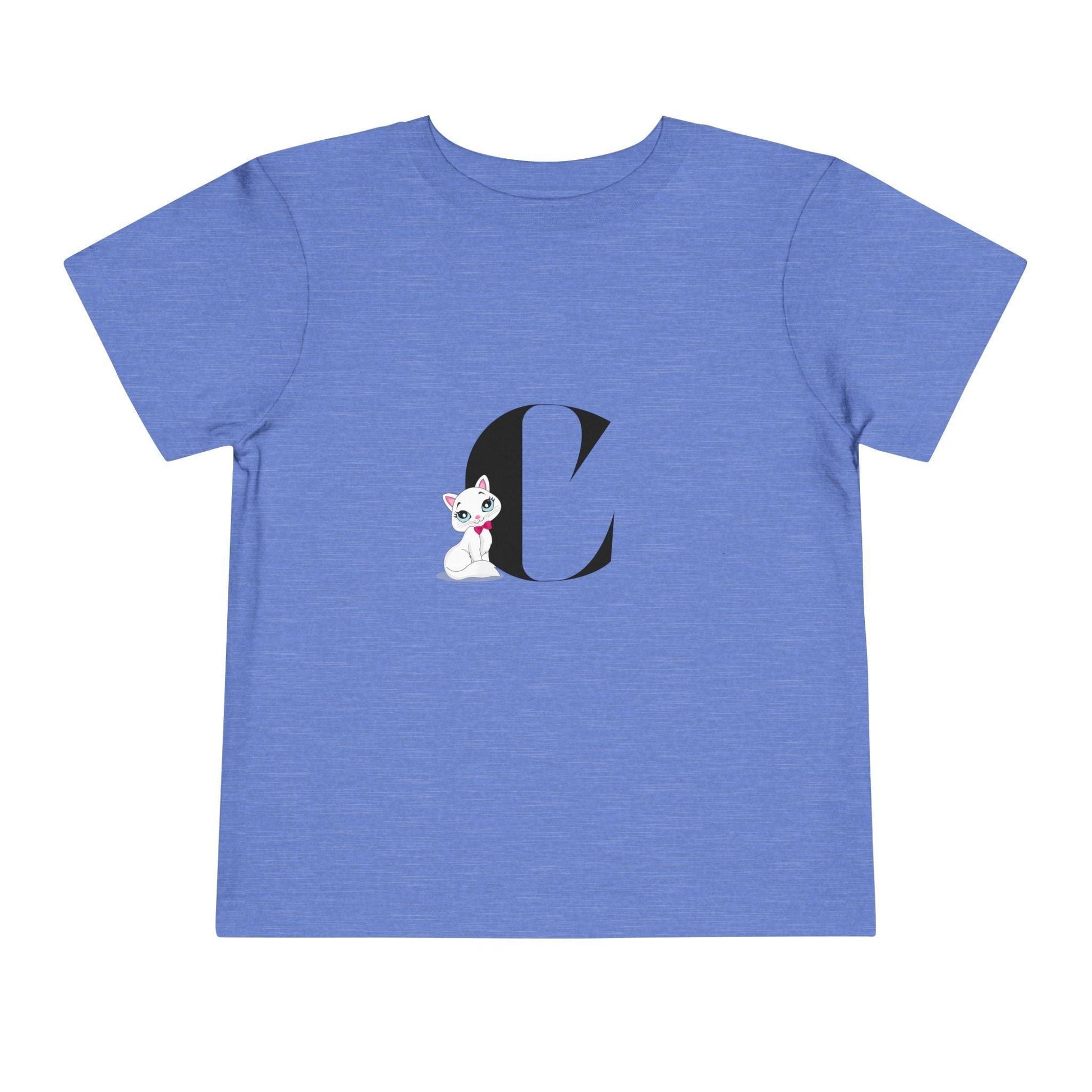 Alphabet Adventures: Letter C - Cat Toddler T-shirt - Whippie's