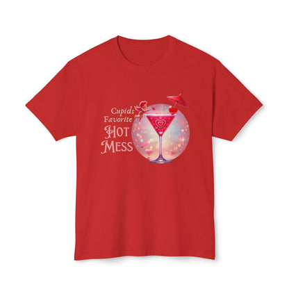 Cupids Favorite Hot Mess Unisex HD Cotton T-shirt - Valentine's Day Special - Whippie's