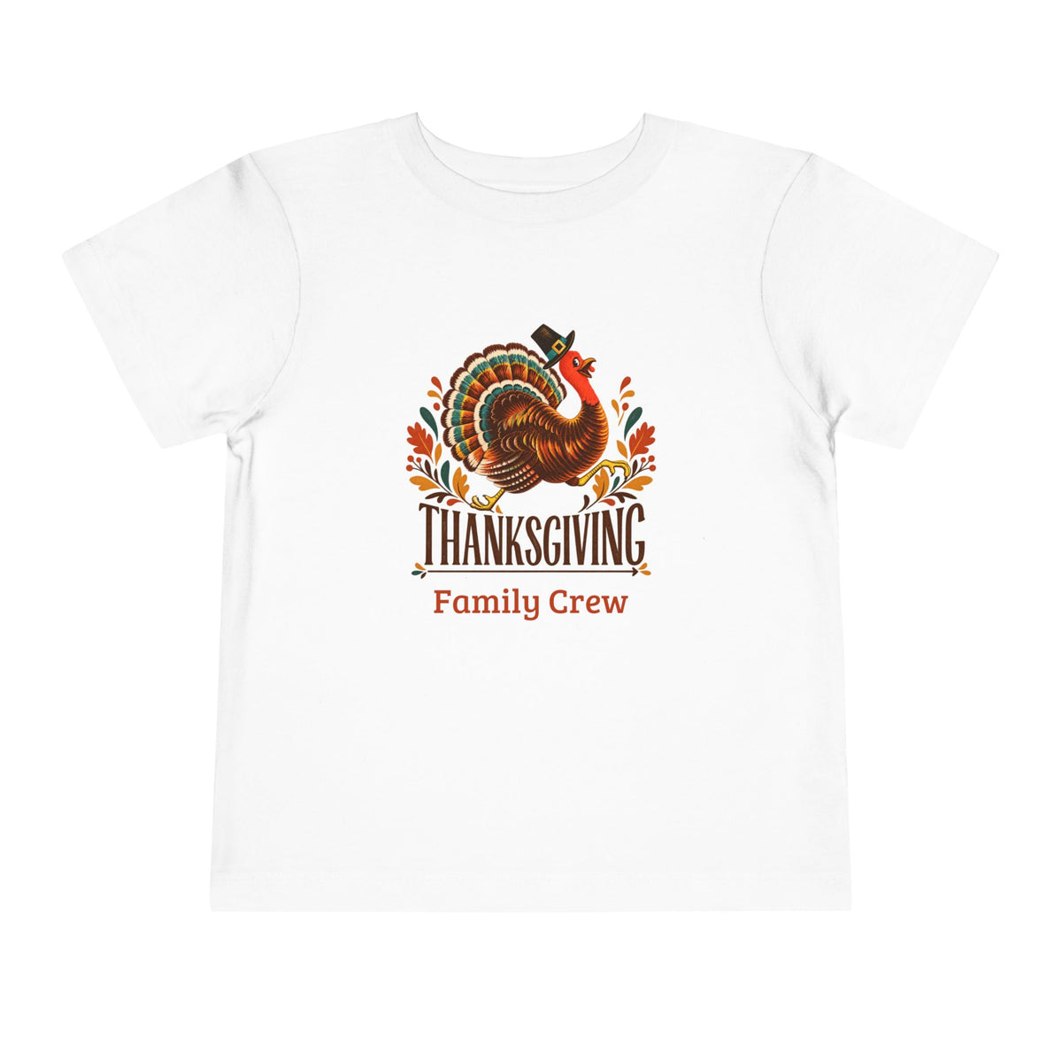 Personalized Thanksgiving Toddler Shirt | Matching Family Crew Tee