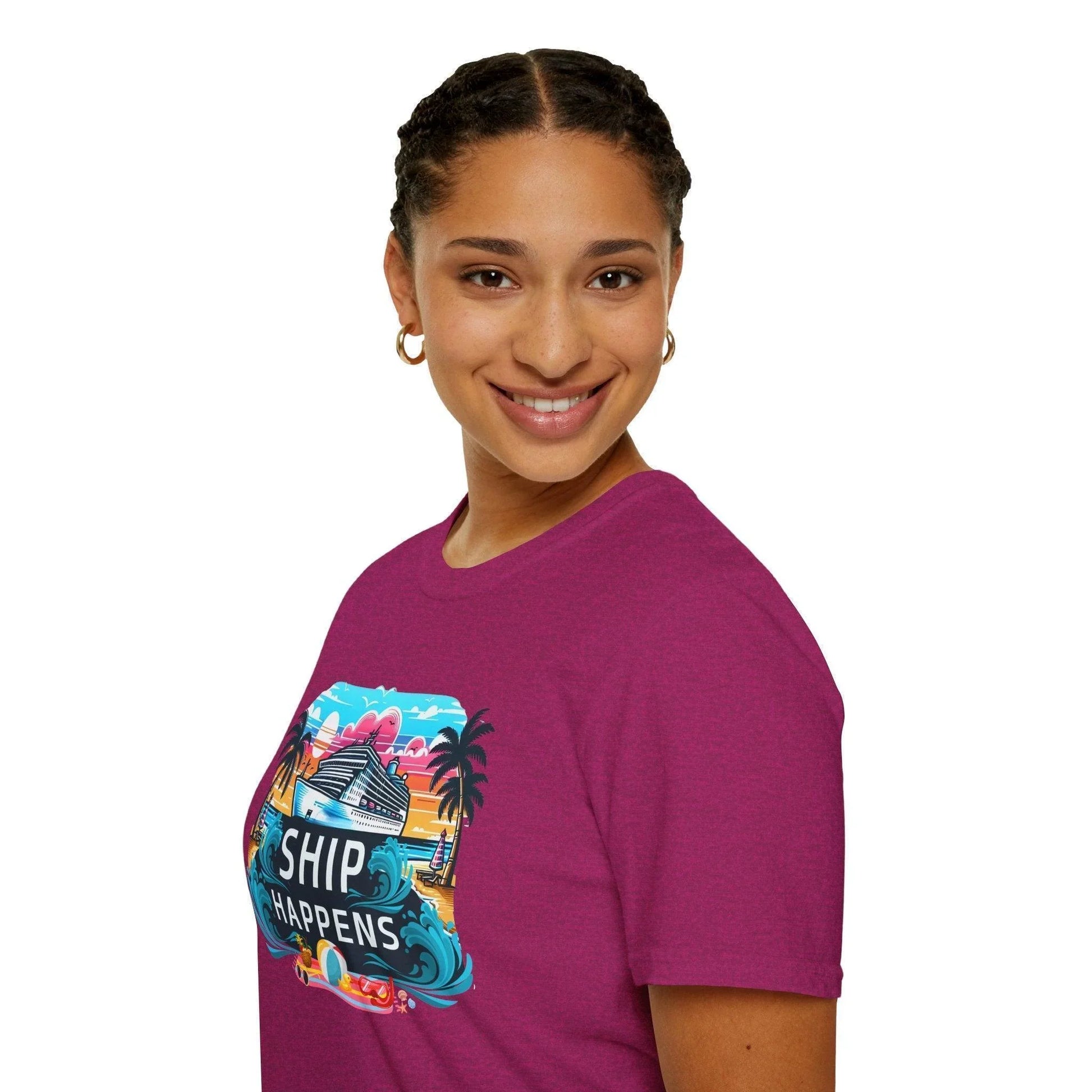 Ship Happens 🛳️🌊 Unisex Tee 🌴 (It's all part of the adventure! 😉) - Whippie's