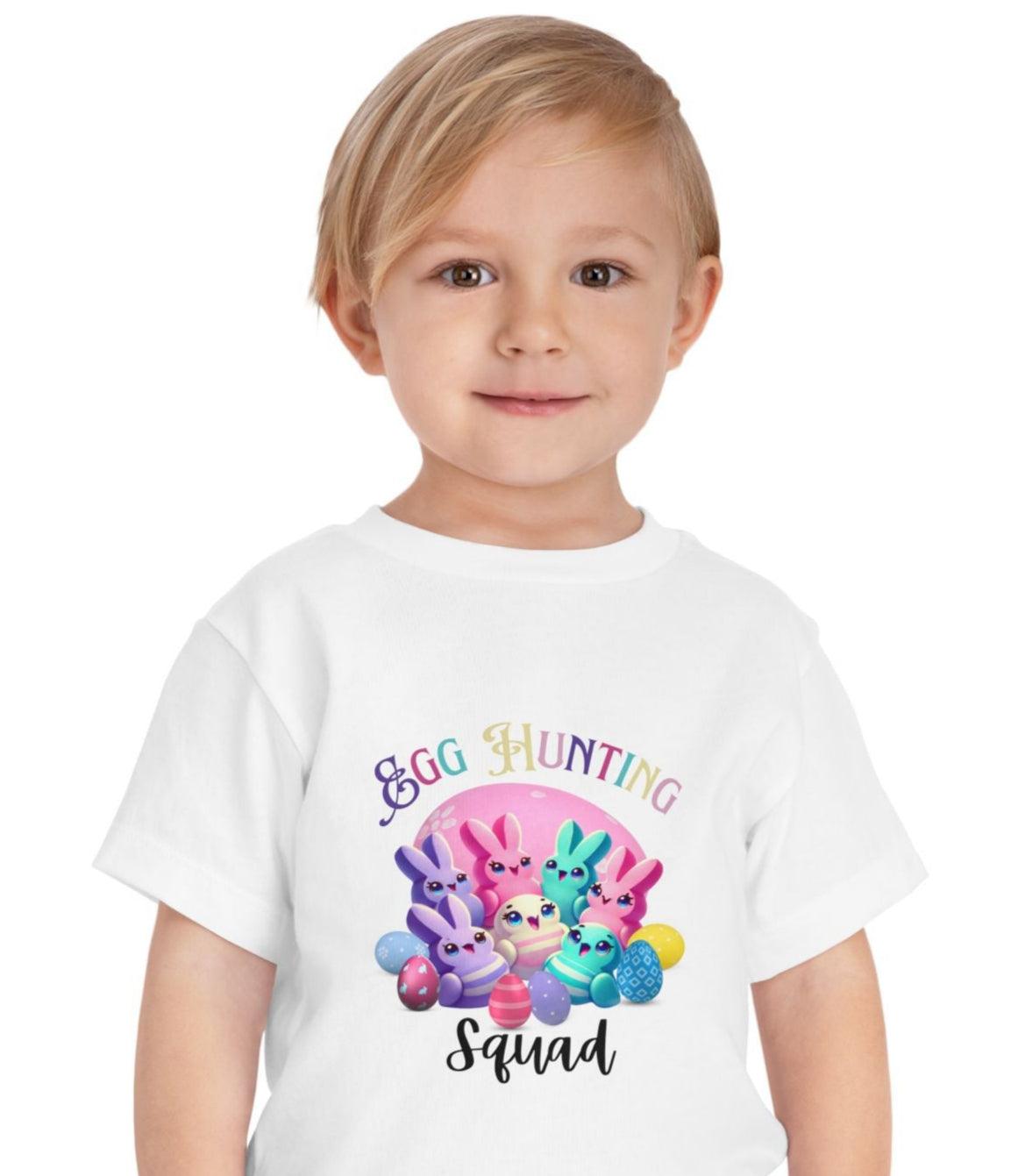 Egg Hunting Squad Toddler Tee - 🐣🐰 Hop into Easter Fun! 🐰🐣 - Whippie's