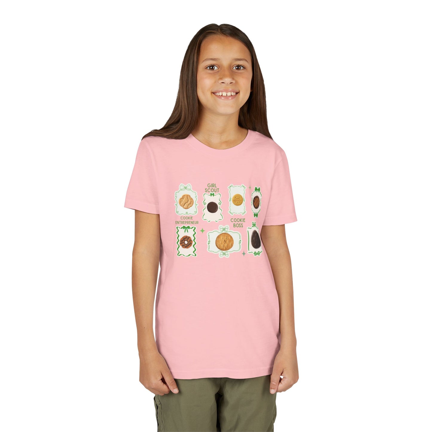 Girl Scout Cookie Tee | LBB Cookie Art Youth Tee