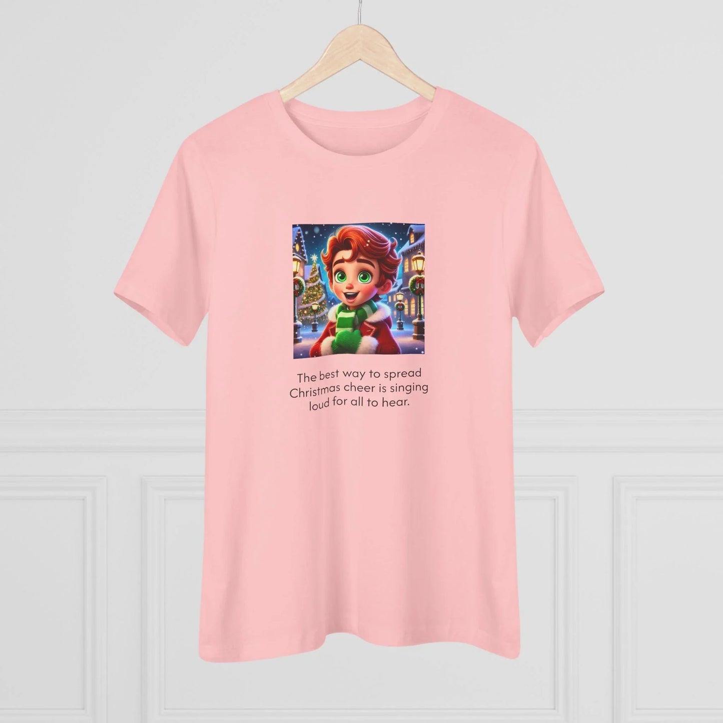 Caroler - Christmas Cheer - RH Boy - Women's Tee - Whippie's