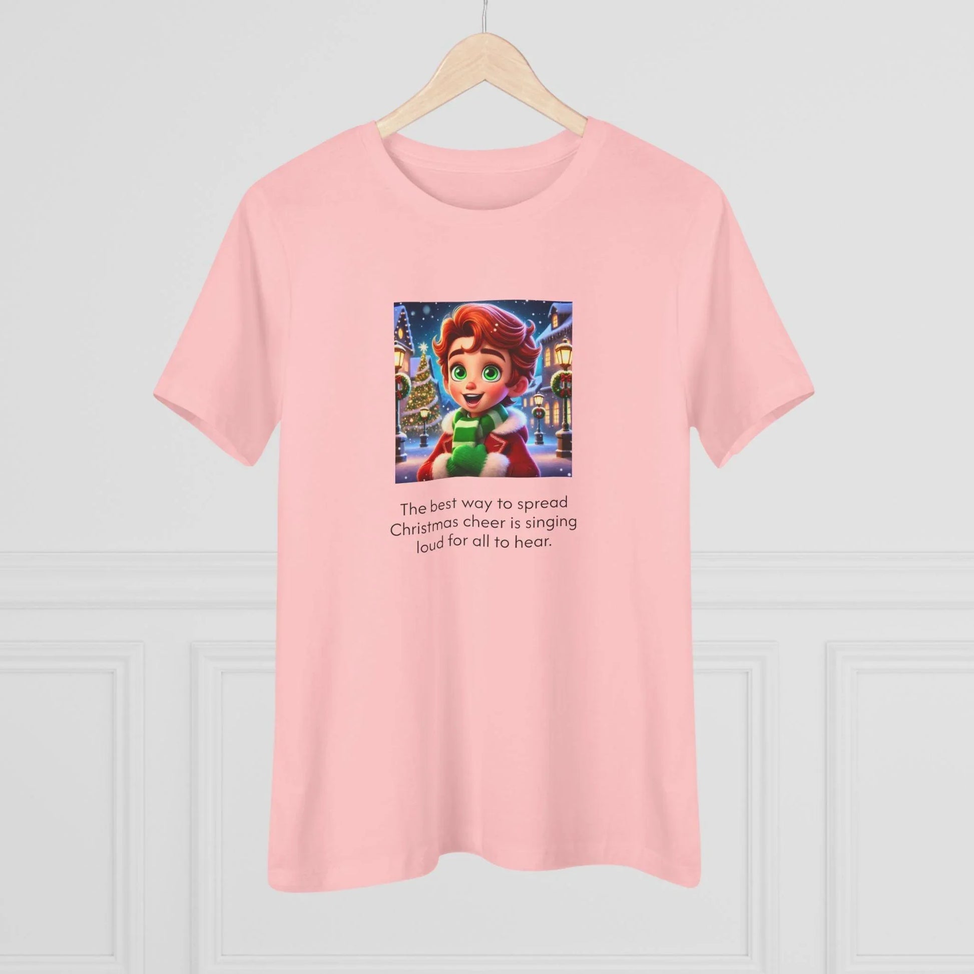 Caroler - Christmas Cheer - RH Boy - Women's Tee - Whippie's